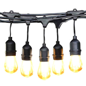 Guirnaldas de Luces LED E26 E27 para Exteriores, Cuerpo de Lámpara de Hierro Impermeable, 50V, Certificación CE, Garantía de 2 Años - Product Image 2