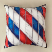 Coussin décoratif personnalisé sur mesure, toutes tailles, style vintage, rétro, esthétique, imprimé par sublimation, motifs église, dessin animé, animaux, effet vitrail, pour canapé