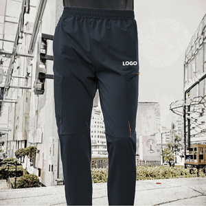 Pantalones Deportivos de Chándal para Hombre, Corte Ajustado, Estilo Casual Urbano, Frente Plano, Cintura Media, para Fitness, Entrenamiento, Correr, Transpirables - Product Image 3