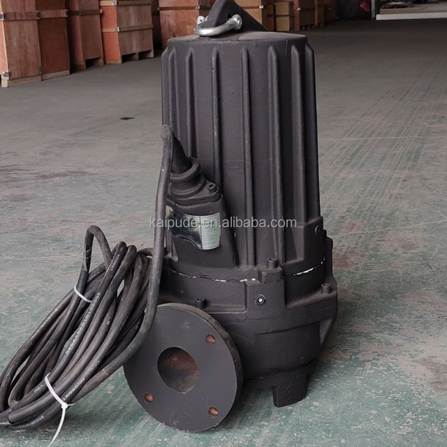 Municipal WWTP WQ 4kW Non-Clogging Submersible Sewage Pump Secondary Settling Tank Large Flow Sludge Return Vortex Impeller