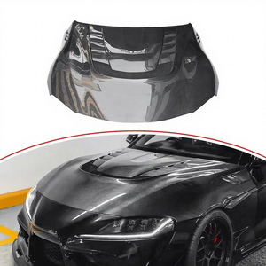 อัพเกรดคาร์บอนไฟเบอร์เป็นฝากระโปรงหน้าสไตล์ Var สำหรับ Toyota GR Supra A90 ฝากระโปรงคาร์บอนแท้แบบ Pre-Preg ขายส่ง - Product Image 1
