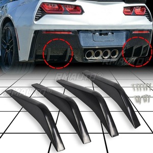 Para Chevrolet Corvette C7 2014-2019, Protector de Parachoques Trasero, Difusor, Kit de Carrocería, Cubierta Protectora, Accesorios para Auto - Product Image 1