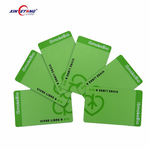 Kartu kosong PVC RFID lapisan ganda Chip warna penuh permukaan Inkjet - Product Image 2