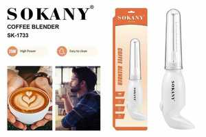 Mixeur plongeant Sokany 110V, mousseur à lait électrique, tête de mélange en acier inoxydable, design moderne - Product Image 3