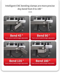 GF25 Stirrup Bender <b>Machine</b> Full Automatic Cnc 25mm Steel Iron Bar Hoop <b>Bending</b> <b>Machine</b> Stirrup Rebar Bender - Product Image 5