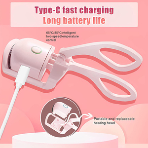 Recourbe-cils chauffant rechargeable par USB, outil <span class=keywords><strong>électrique</strong></span> de rehaussement des cils, chauffe rapide, boucles longue durée, compagnon portable pour le <span class=keywords><strong>mascara</strong></span> - Product Image 4