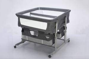 2025 mô hình mới đôi cũi trẻ em với chiều cao có thể điều chỉnh và có thể gập lại giường đôi giỏ lưu trữ cho phòng ngủ trường học hoặc khách sạn sử dụng - Product Image 4