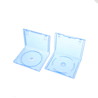 Boîte de support de stockage de disques CD bleu clair pour P5 PS5 PS4 jeu support de disque unique housse de remplacement