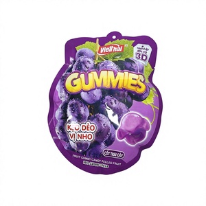 OEM ODM Halal 150g Caramelos de Goma de Fruta de la Uva Magic Peel, Jugosos, en Capas, Suaves y Masticables, Marca Privada de Fábrica - Product Image 1