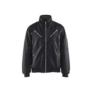 BLAKLADER - 480519009900L Veste pilote Noir-EAN 7330509071755 VESTES DE TRAVAIL D'HIVER SOFTSHELL ET VESTES REMBOURRÉES - Product Image 1