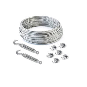 Kit d'accessoires pour l'éclairage Cuerda De Alambre 1.5mm 6mm 8mm 10mm <span class=keywords><strong>Inox</strong></span> A2 <span class=keywords><strong>A4</strong></span> 304 316 7x7 7x19 Câble métallique en acier inoxydable pour avion - Product Image 5