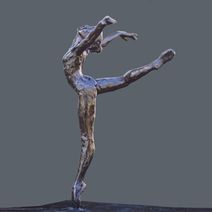 Alta calidad tamaño de la <span class=keywords><strong>vida</strong></span> al aire libre encantador de bronce bailarina estatua - Product Image 4