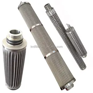 Stainless steel mesh filter basket strainer SS 304 316 904L stainless steel wire mesh metal powder sintering filter element