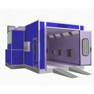 Cabine de <span class=keywords><strong>peinture</strong></span> automobile avec chauffage au brûleur diesel Riello, éclairage LED et fonction de séchage |   Atelier automobile, <span class=keywords><strong>peinture</strong></span> de <span class=keywords><strong>carrosserie</strong></span> - Product Image 4