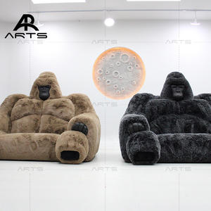 Sofa Modern Unik Terbaru  Sofa Gorilla  Set Sofa <span class=keywords><strong>Custom</strong></span> untuk Ruang Tamu Perabot Rumah - Product Image 6