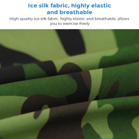 Cool Ice Silk Camuflaje Casco Liner Secado rápido Verano Deportes al aire libre Gorra interior para motocicleta Montar en bicicleta Ciclismo Deportes de invierno