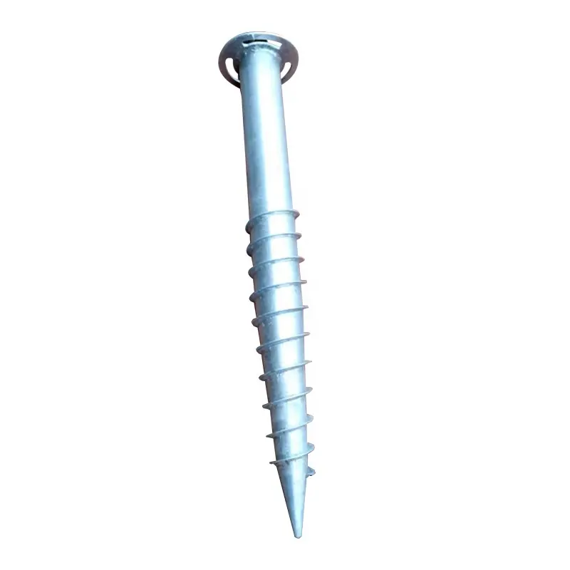 Hot DIP Galvanized Solar Energy System Ground Screw Anchors Ground Screw Pile