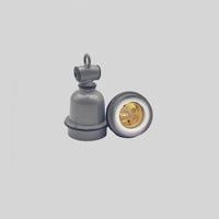 Douille de lampe chauffante E27 étanche en aluminium isolant 220V pour ampoule céramique rétro, support de lampe chauffante pour animaux de compagnie