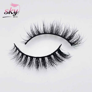 高級リアルミンクラッシュプレミアムソフト3D再利用可能残酷フリー5D防水軽量ウィピーナチュラルルッキングパーティーデイリー - Product Image 4