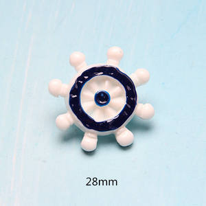 Abbellimenti decorativi misti della resina del Flatback dell'accessorio della conchiglia del telefono di DIY degli animali svegli di stile del mare nautico misto - Product Image 4