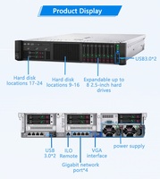 Servidor HPE DL380 Gen10 Reacondicionado, Económico y Silencioso, para Gestión de Datos en Oficinas de Pequeñas y Medianas Empresas, ERP y Comercio Electrónico