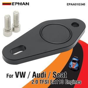 Plaque d'obturation de la soupape de ventilation arrière du moteur EPMAN EA113 pour VW Golf Passat <span class=keywords><strong>Audi</strong></span> A3 TT Seat Leon - Plaque d'obturation en aluminium 6061 EPAA01G340 - Product Image 1