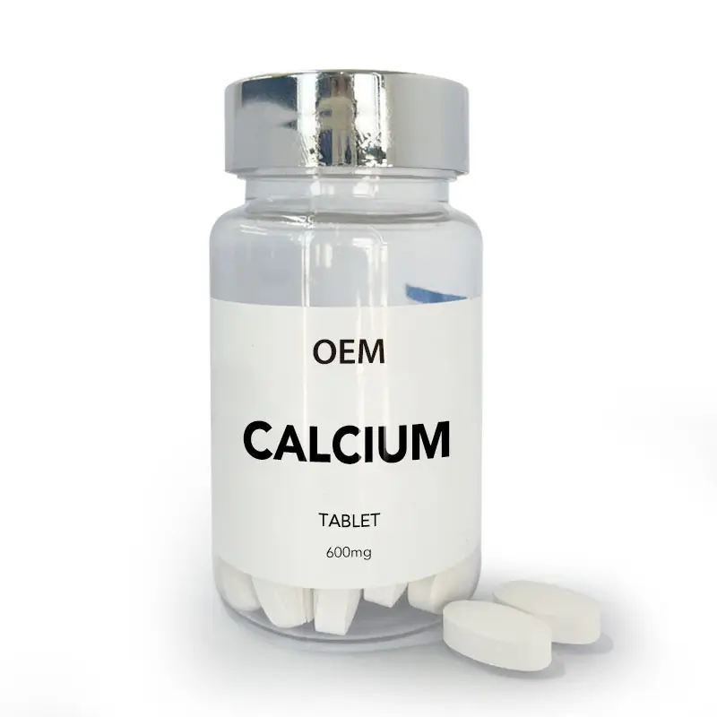 Oem D3 Calcium En Vitamine D Supplement Tabletten Botsterkte Organische Rode Zeealgen Calciumtablet
