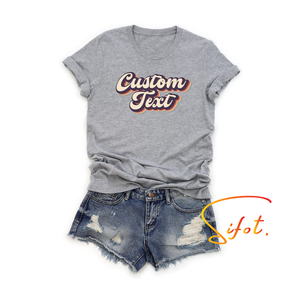 Sifot, venta al por mayor, camiseta de gimnasio de gran tamaño personalizada, impresión de tamaño libre, conjunto de algodón y pantalones cortos para mujer, 280 GSM Dtg - Product Image 1