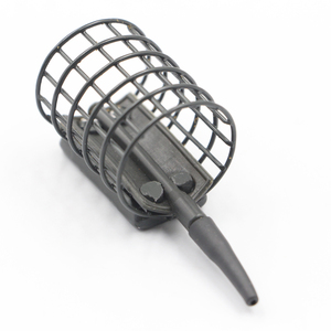Accesorios de <span class=keywords><strong>pesca</strong></span> de carpa duraderos, cesta alimentadora, cebo pesado, trampa, jaula alimentadora, 50g - Product Image 4