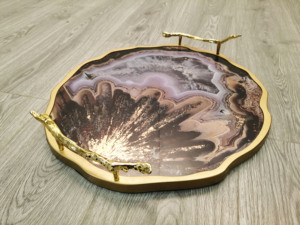 <span class=keywords><strong>Plateau</strong></span> <span class=keywords><strong>de</strong></span> service moderne en <span class=keywords><strong>verre</strong></span> agate avec poignée dorée - <span class=keywords><strong>Plateau</strong></span> <span class=keywords><strong>de</strong></span> service décoratif <span class=keywords><strong>de</strong></span> luxe <span class=keywords><strong>pour</strong></span> <span class=keywords><strong>table</strong></span> - Product Image 3