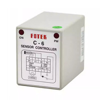 100% Asli FOTEK Pengontrol Sakelar Fotolistrik C-6 110V 220V Pengontrol Sensor