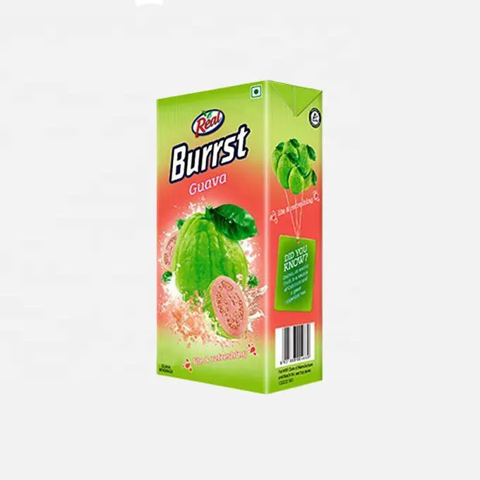 guava juice carton packaging box