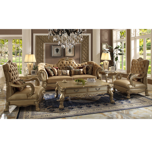 Muebles Hechos en China, Sofá de Tela de Lujo para Sala de Estar, Juego de Lujo de Alta Calidad - Product Image 4