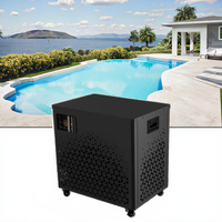 Haute Performance R290 onduleur bain de glace refroidisseur automatique Machine à ozone avec refroidisseur d'eau composants de moteur à engrenages pompe incluse