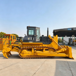 รถดันดินตีนตะขาบ Shantui SD22 สีเหลือง อุปกรณ์ก่อสร้างงานหนัก ใบมีดดันดิน ความยาว 4.6 เมตร กำลังดัน 175 กิโลวัตต์ - Product Image 4