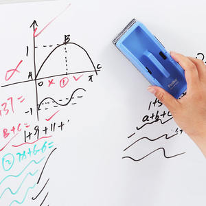 Efface rapidement et facilement les marques, 4 <span class=keywords><strong>couleurs</strong></span>, effaceur magnétique puissant pour <span class=keywords><strong>tableau</strong></span> <span class=keywords><strong>blanc</strong></span> en verre avec porte-stylo pour fournitures de bureau et scolaires - Product Image 5