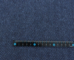 Thô-Spun sợi-nhuộm len và Tweed xương cá mô hình vải cho thời trang 100% len Polyester 450gsm Nâu - Product Image 4