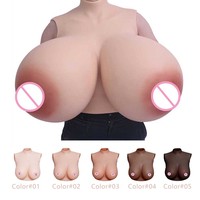 URCHOICE 2025 Meilleur vendeur Crosssdresser plus gros seins artificiels énormes X Z H G ZZZ Z Z + Cup Boob Faux seins en silicone