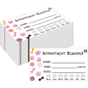 Tarjeta de Citas para Peluquería Canina Ecológica OEM con Bajo MOQ, Papel de 300 g/m² con Estampado en Lámina para Paseadores de Perros y <span class=keywords><strong>Cuidadores</strong></span> de Gatos - Product Image 1