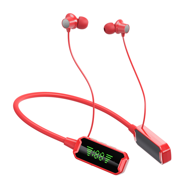 Live Streaming HIFI Stereo Neck Hanging BT5.4 Wireless In-ear Earphone Neckband Voice Change Headset