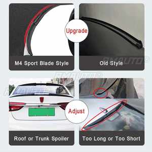 Alerón Trasero Ajustable Estilo M4, Modificación de Alerón Trasero, Extensión Universal para Maletero de Coche, Accesorios para Techo de Coche - Product Image 4
