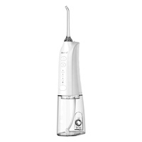 Hydropulseur électrique portable sans fil en plastique avec réservoir de 300 ml, étanche IPX7, rechargeable par batterie et USB pour usage domestique et hôtelier
