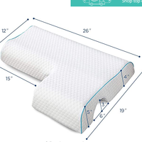 Coussin de bras respirant pour dormir, pour main gauche et droite, en mousse à mémoire de forme, pour couple
