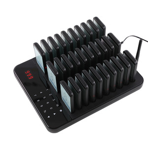 Système d'appel sans fil 30 bipeurs Buzzers Restaurant Café Hôtel Pager <span class=keywords><strong>CRONY</strong></span> QC300 Portée 500m 433.92MHz - Product Image 3