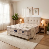 Juego de Muebles de Dormitorio al por Mayor de Fábrica, Colchón Comprimido, Colchón en Caja, Colchones de Resortes Ensacados para Hotel