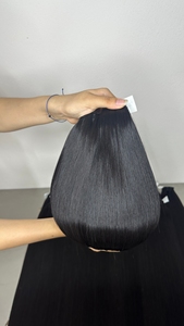ผมต่อเวียดนามแท้ เกรด 12A สีดำตรงแบบเวอร์จิ้น  แบบซุปเปอร์ดับเบิ้ลดรอว์น  ทอแบบดับเบิ้ลเวฟท์  ราคาโรงงานขายส่ง - Product Image 2
