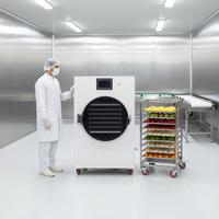 Machine de lyophilisation commerciale pour aliments (viande, bonbons, légumes, fruits, café, fleurs) de 1 à 20 kg