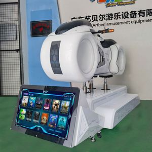 เครื่องจำลองการขับรถแข่ง 9D VR ซูเปอร์อินดอร์ พร้อมโครงสร้างโลหะ เกมความละเอียดสูง สำหรับใช้ในสนามบินและสวนสนุก - Product Image 4