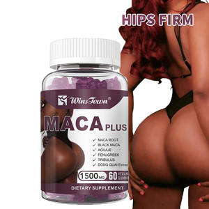 Maca Plus Gummies Black Maca Aguaje Fenugreek Tribulus Dong Quai Extracto Gummies Candy - Product Image 2
