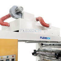 Machine d'impression flexographique à 4 couleurs pour film plastique PE BOPP PET Nylon Emballage flexible 120m/min